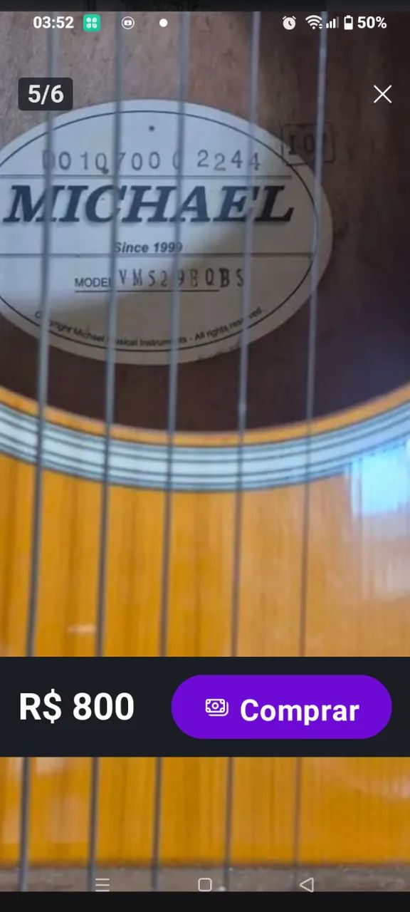 Violão Michael elétrico  - Foto 4