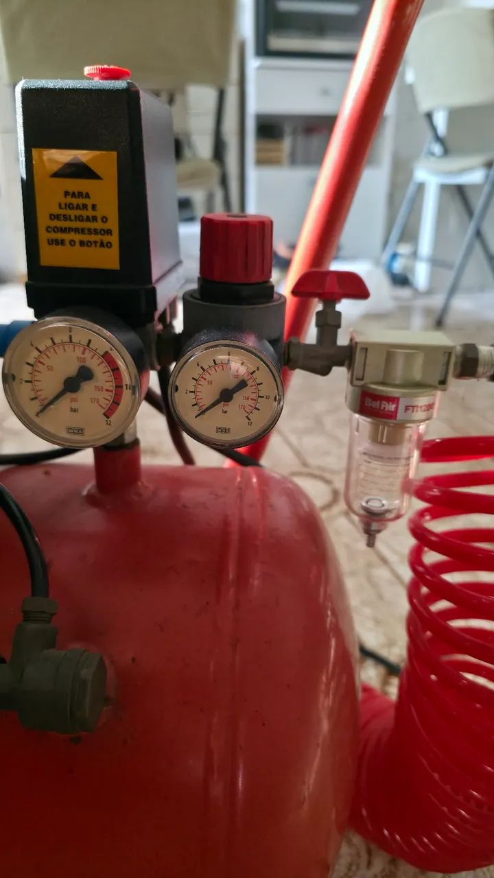 COMPRESSOR DE AR SCHULZ MSA 4/25 1HP 110V - Foto 2