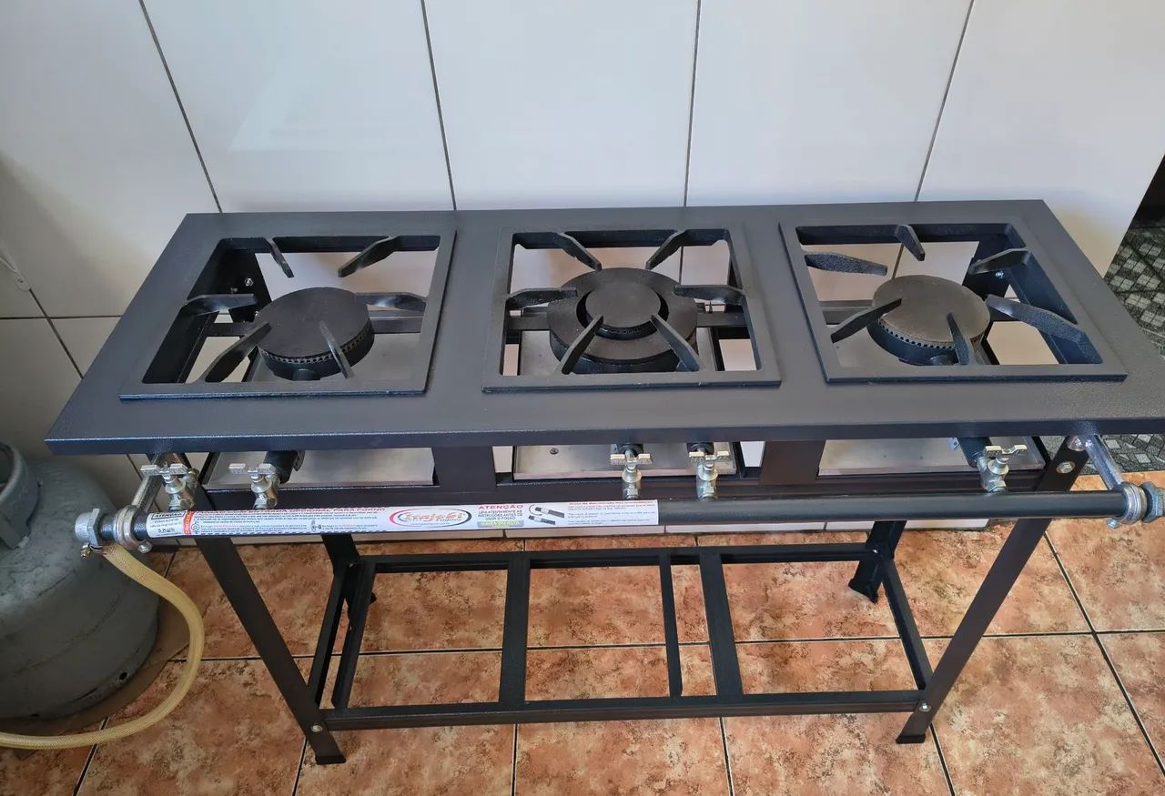 Jogo de panelas e fogão industrial - Foto 2