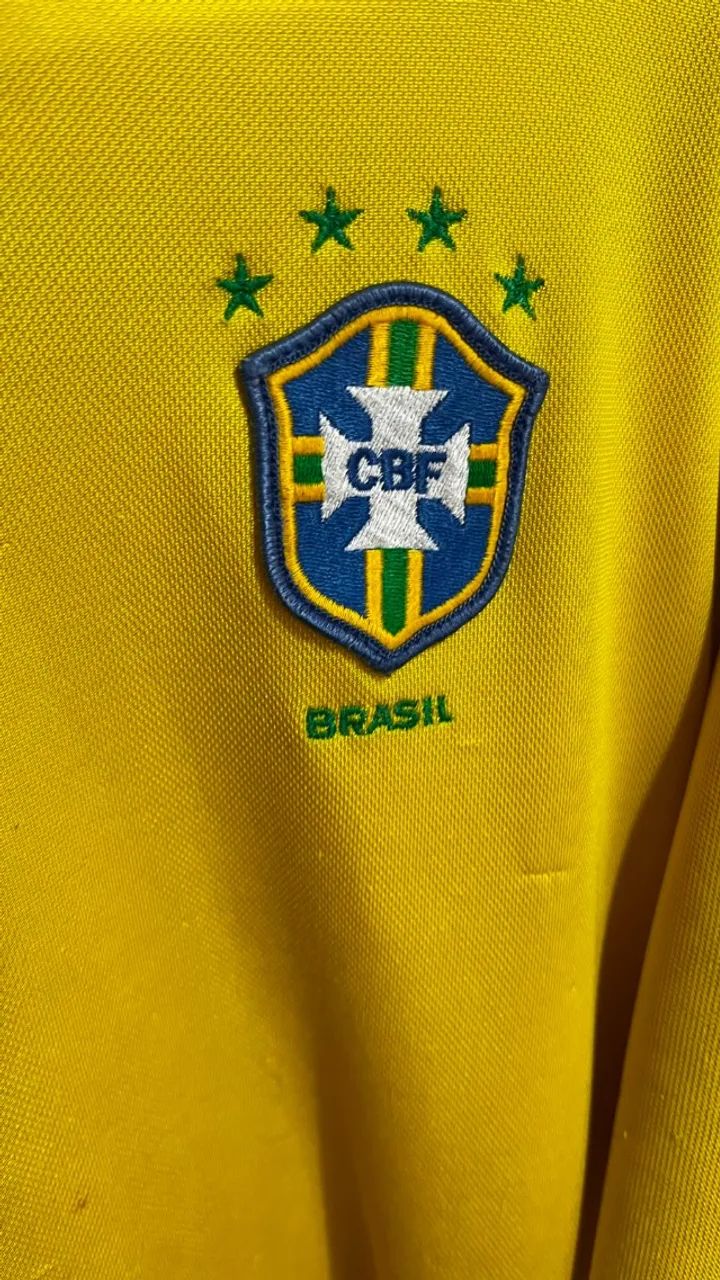 camisa brasil 1998 nike g - Foto 2