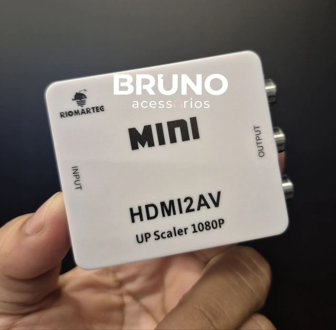 Mini conversor HDMI para AV (RCA)