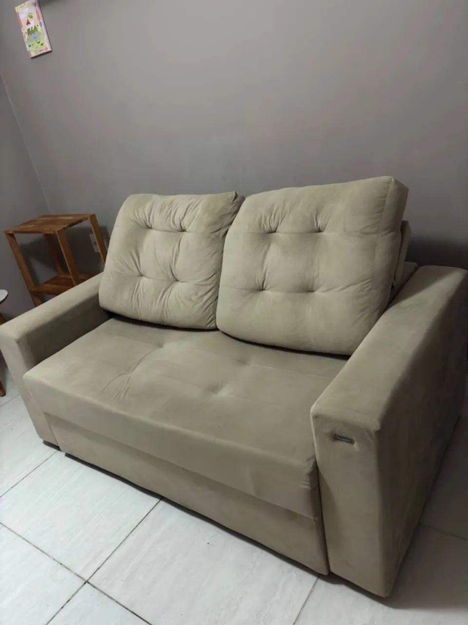 sofá retratil 2 lugares - Foto 3