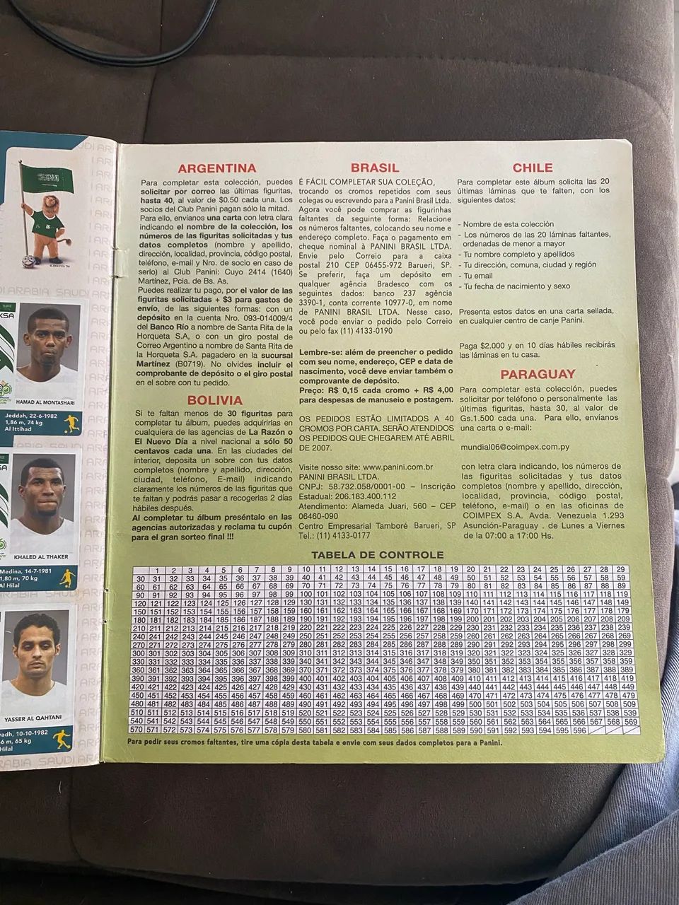 Álbum da Copa 2006 COMPLETO - Foto 2