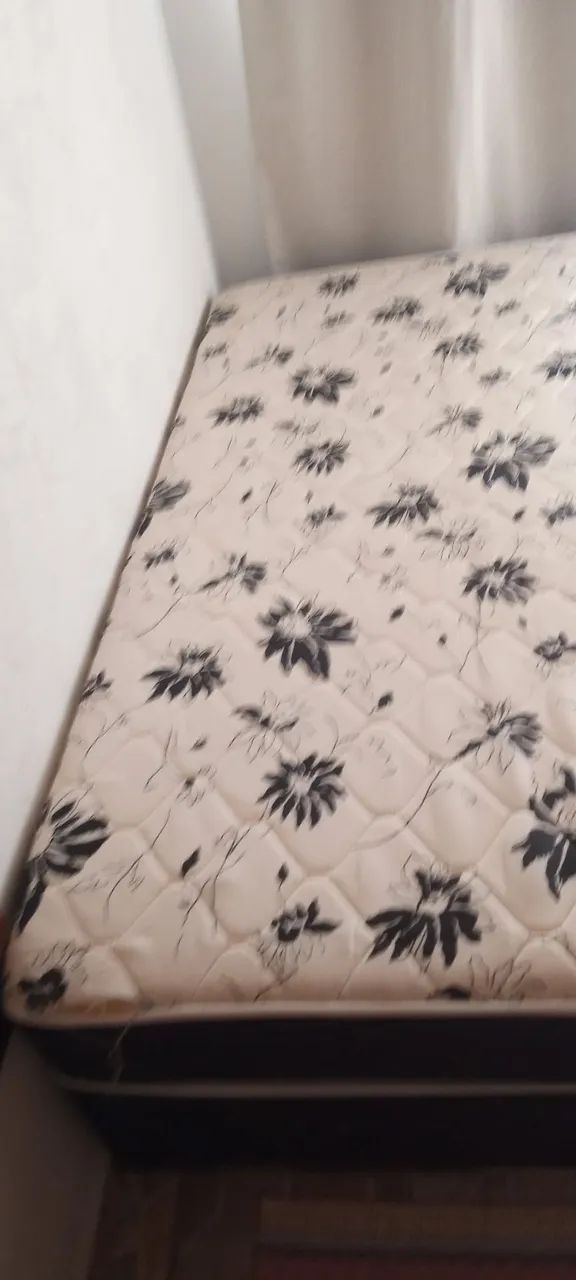 Cama box Ortobom usada com avarias 