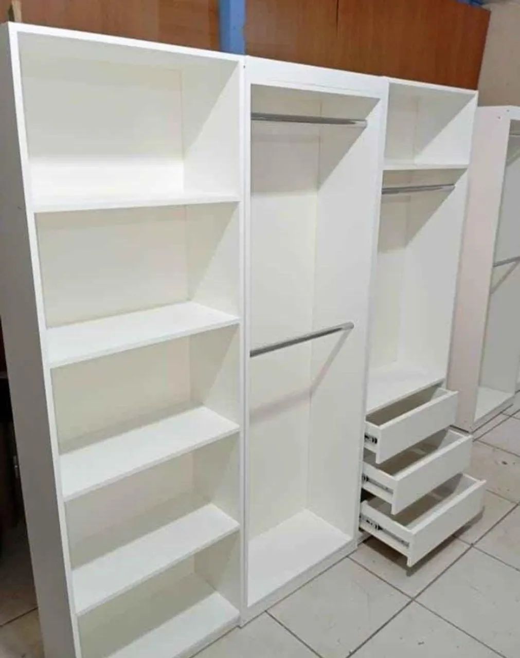 Closet con gavetas 
