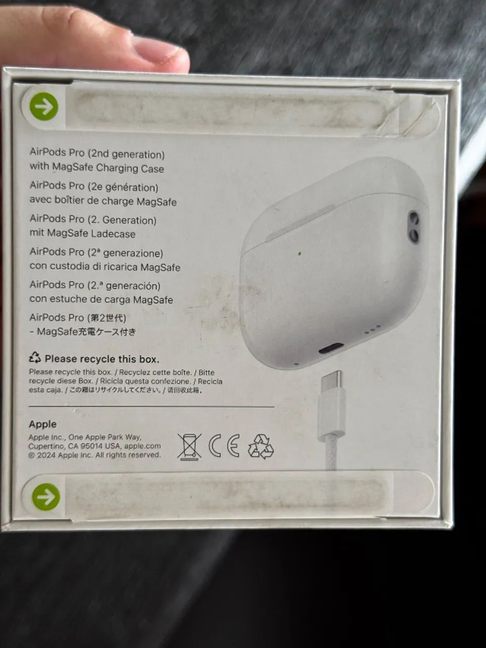 AirPods Pro (2ª geração) ? Novo, nunca usado ? Frete grátis