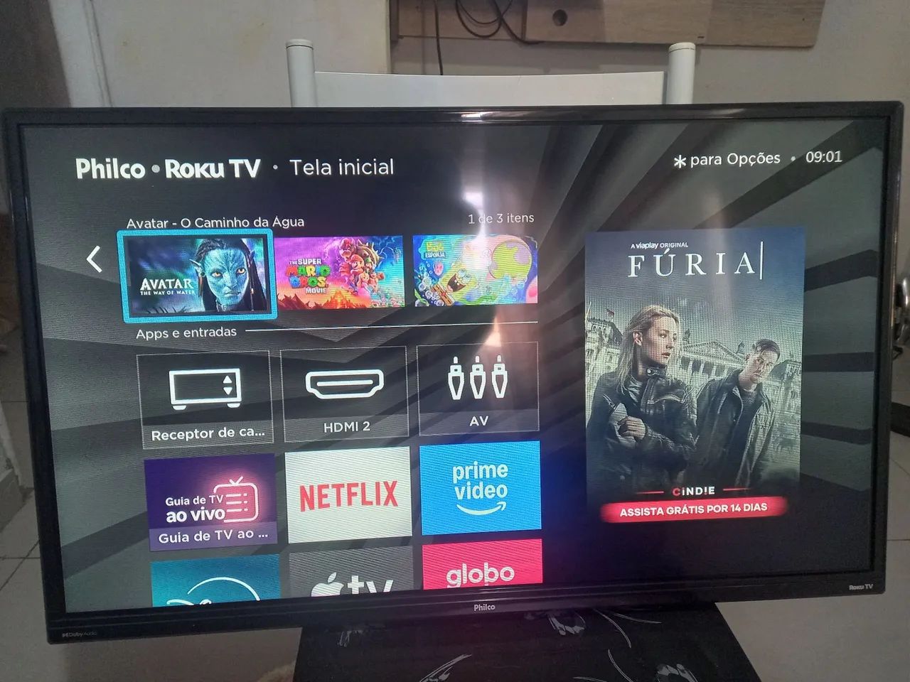 Tv smart roku phico 32 polegadas  - Foto 2