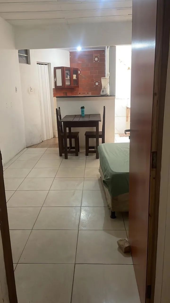 Flat mobiliado com ar condicionado 