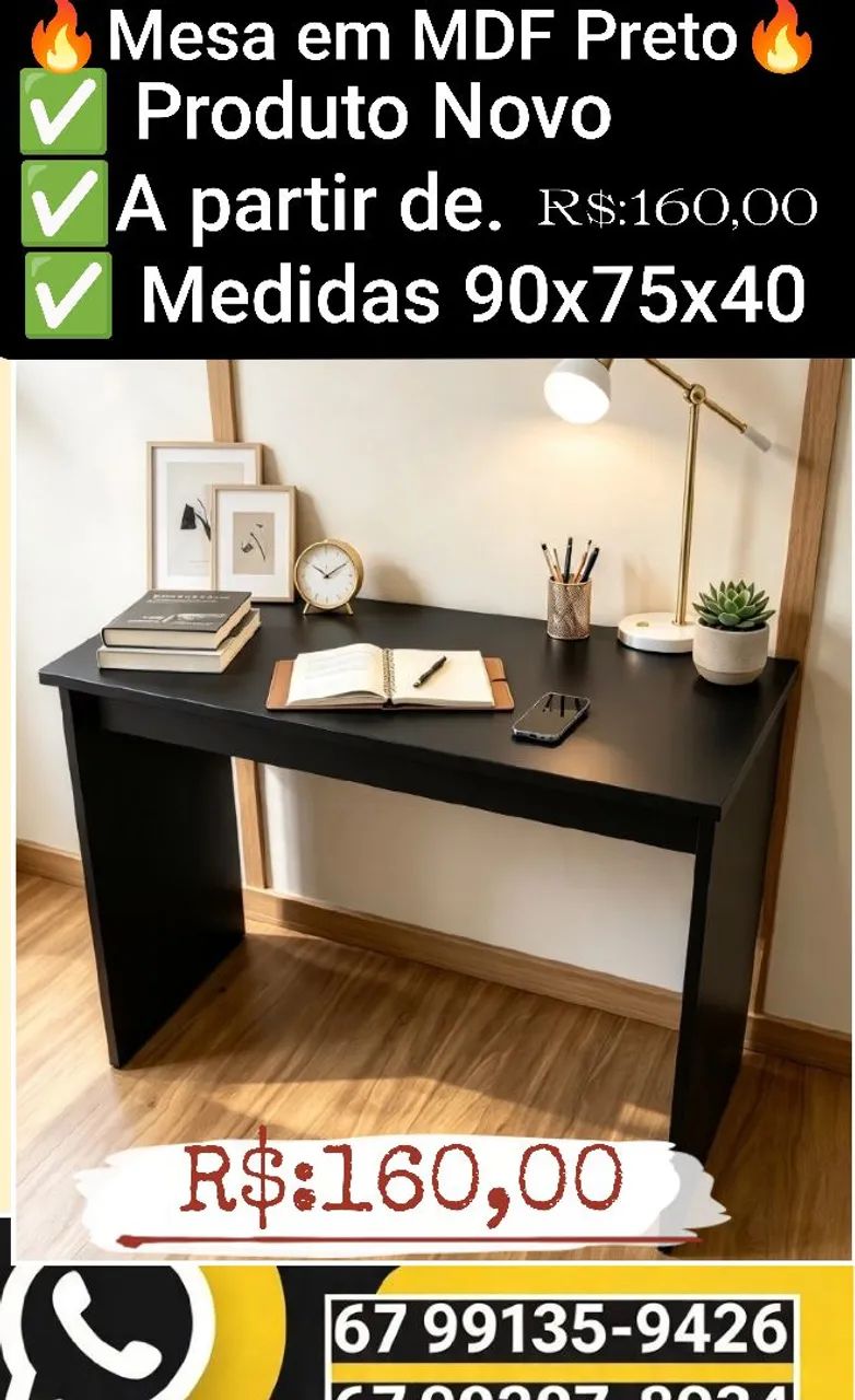 ? Promoção de Mesas em mdf - Foto 2