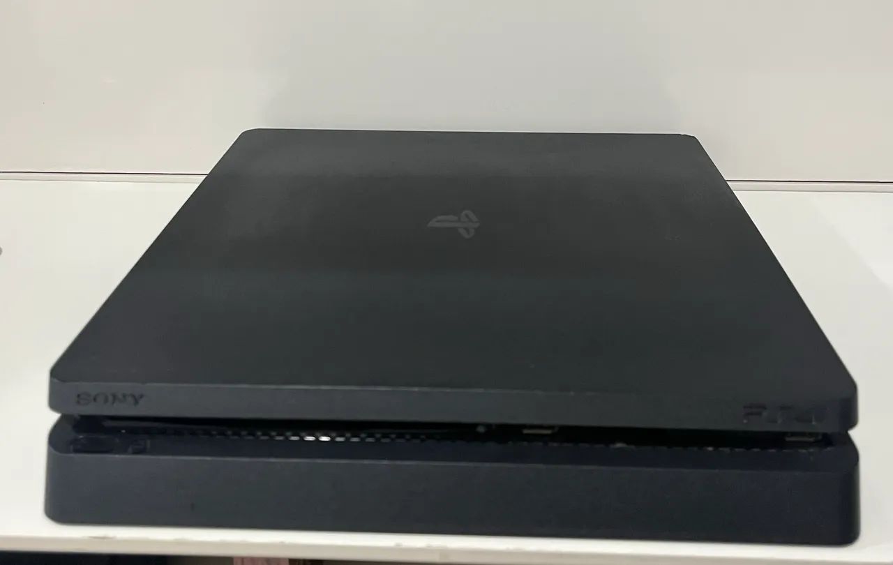 PS4 Slim Impecável - Tudo Funcionando Perfeitamente - Foto 3