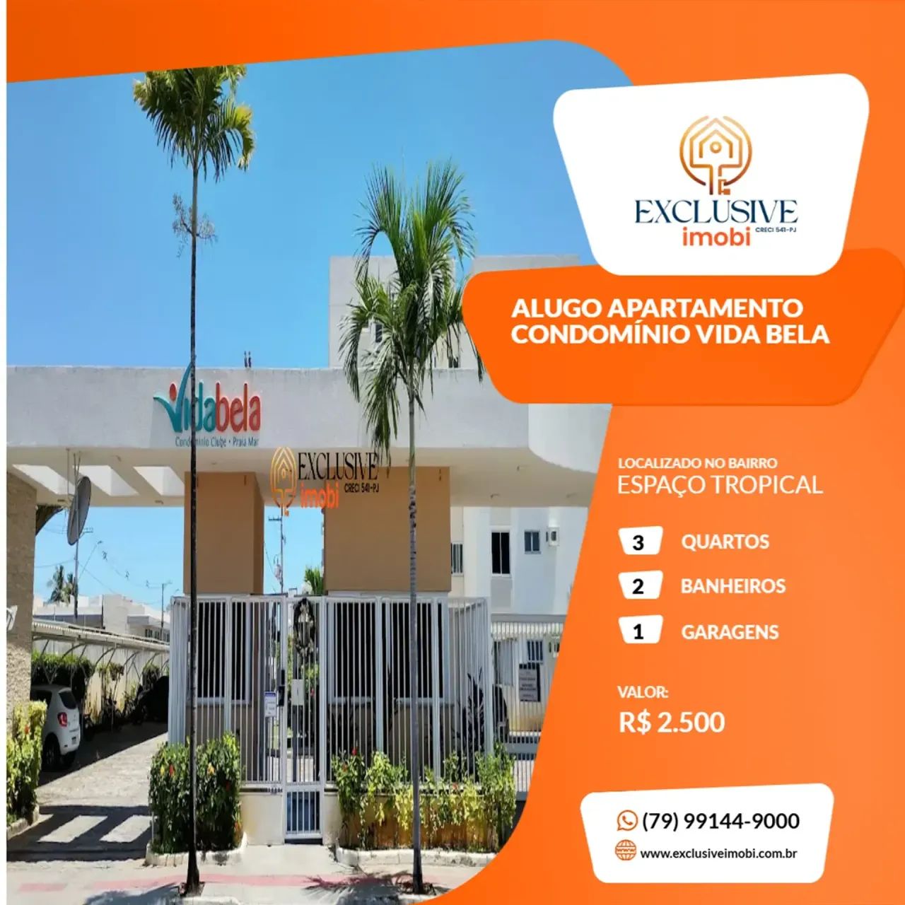 ALUGO APARTAMENTO  CONDOMÍNIO VIDA BELA