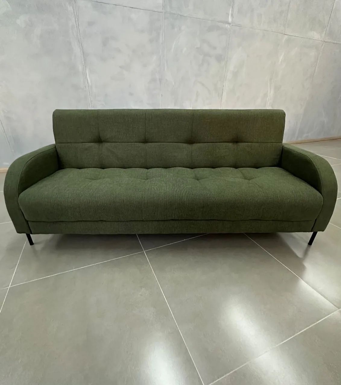 Sofá cama d33 no linho  - Foto 2