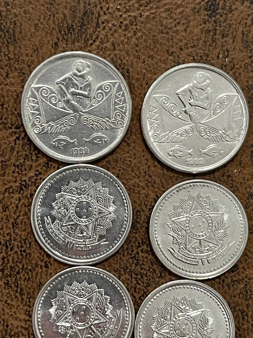 Moedas antigas 5 centavos
