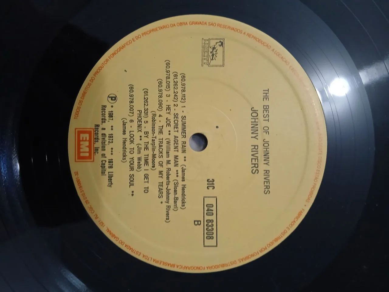 Lp the best of johnny rivers usado  - Foto 4