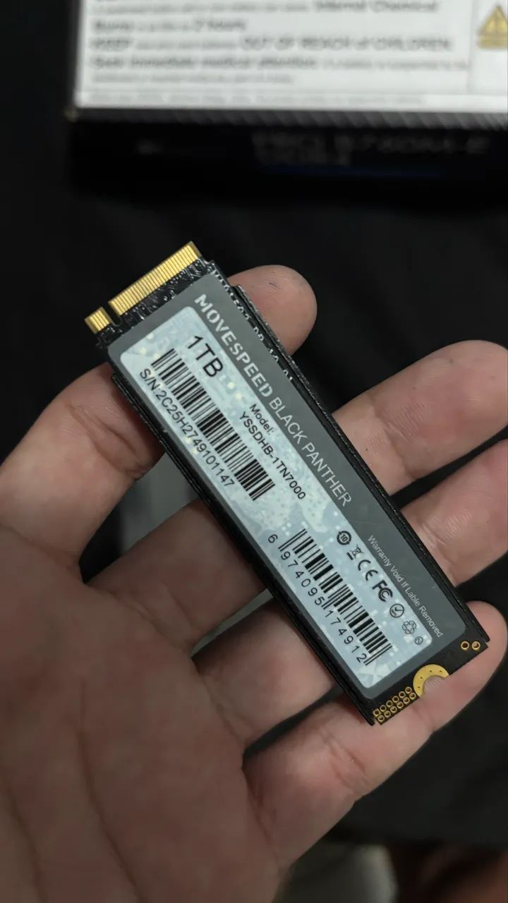 SSD 1tb Movespeed 7450mb/s NVME - Foto 2