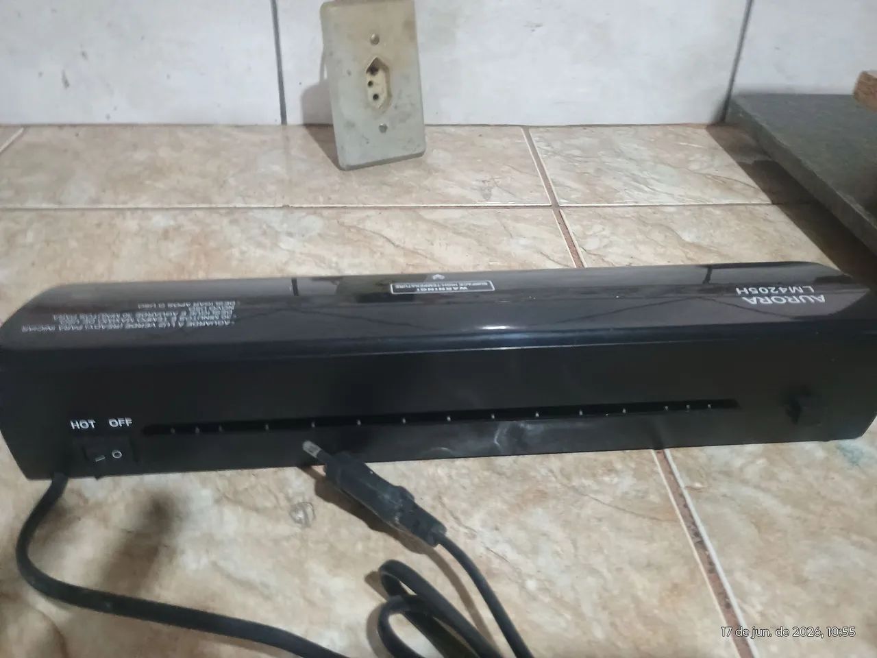 Laminadora e plastificadora Aurora  - Foto 3