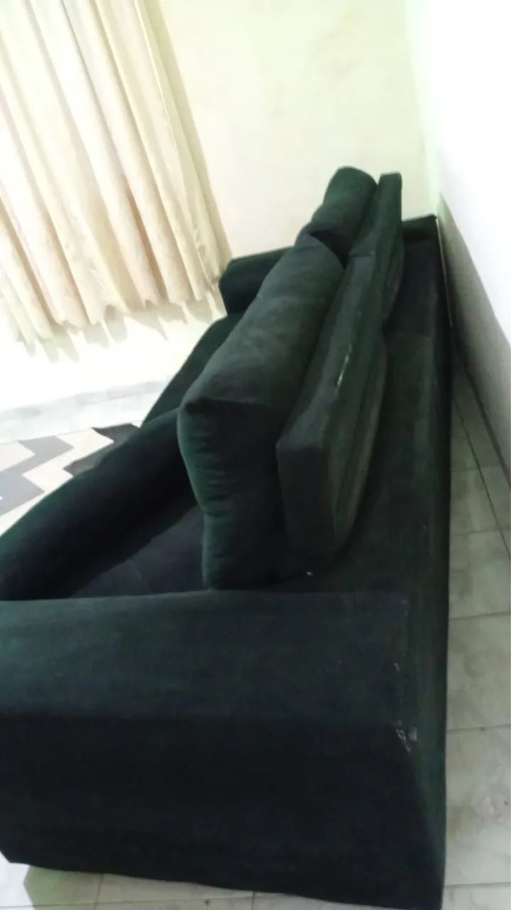 Sofá retrátil preto  - Foto 3