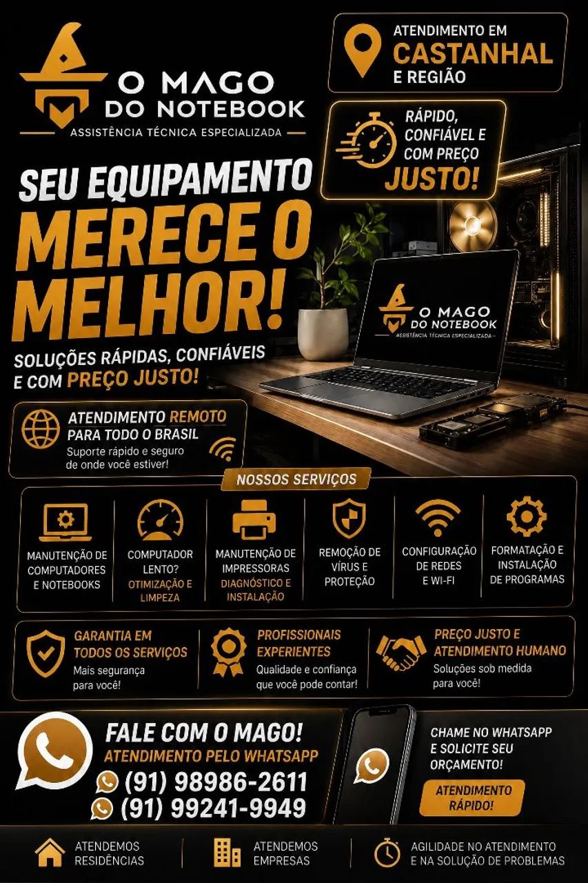 Manutenção de impressora, Notebook, PC | Castanhal | Orçamento - Foto 2