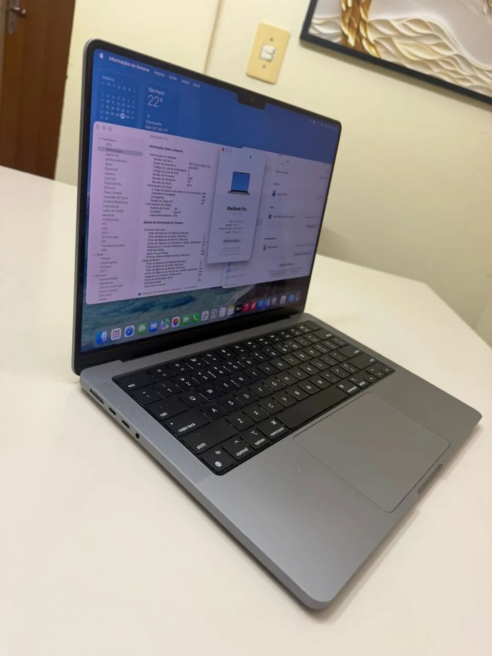 MacBook Pro M1 Pro 14 inch 16gb ram 512gb SSD - Notebooks - Jardim