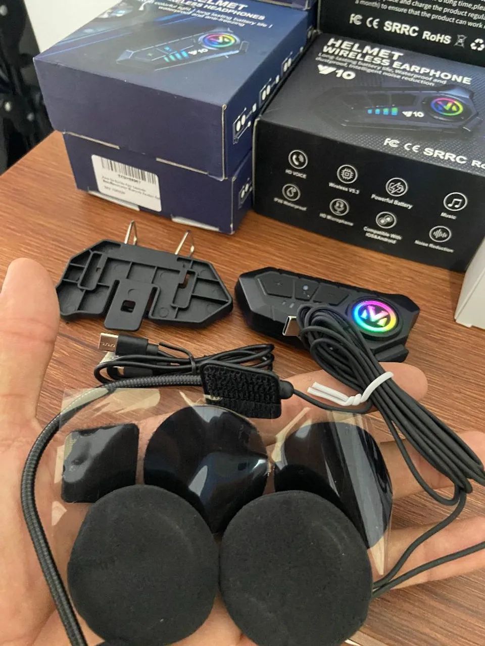 Intercomunicador Bluetooth Para Capacete  - Foto 3