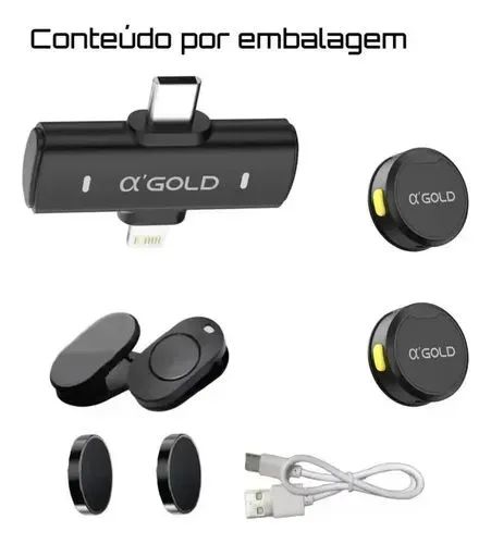 Microfone de Lapela Duplo  - Foto 3