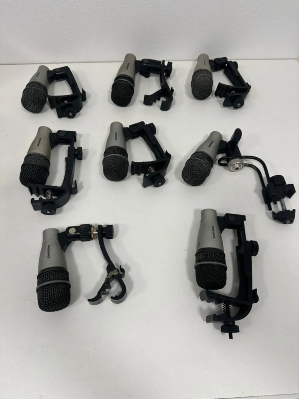 Microfones Samson Q para tom e caixa  - valor unitario - bateria