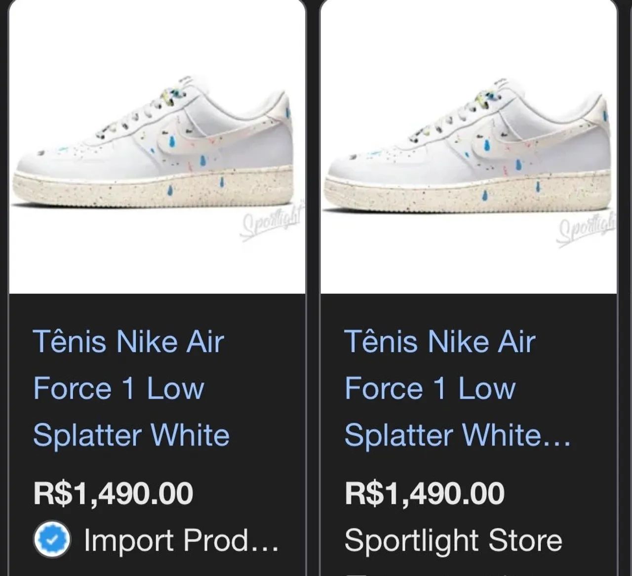 Nike Air Force 1 Low Splatter White - Foto 4