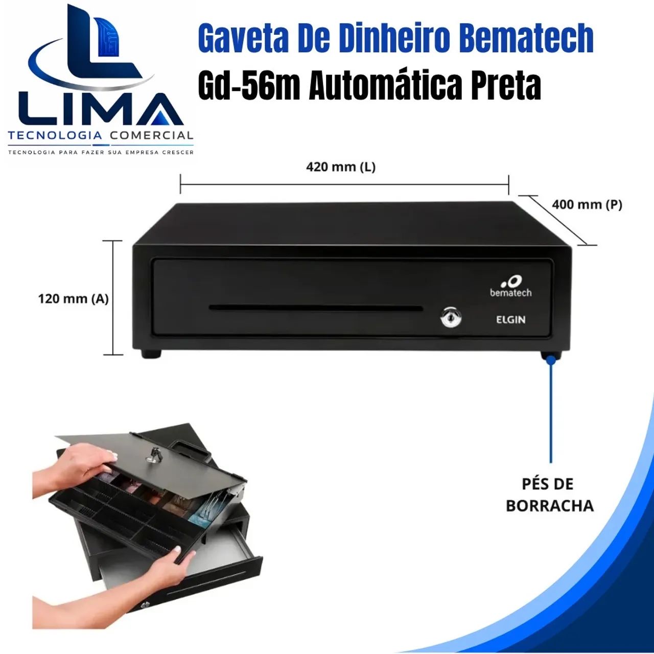 Gaveta de dinheiro Bematech  - Foto 3