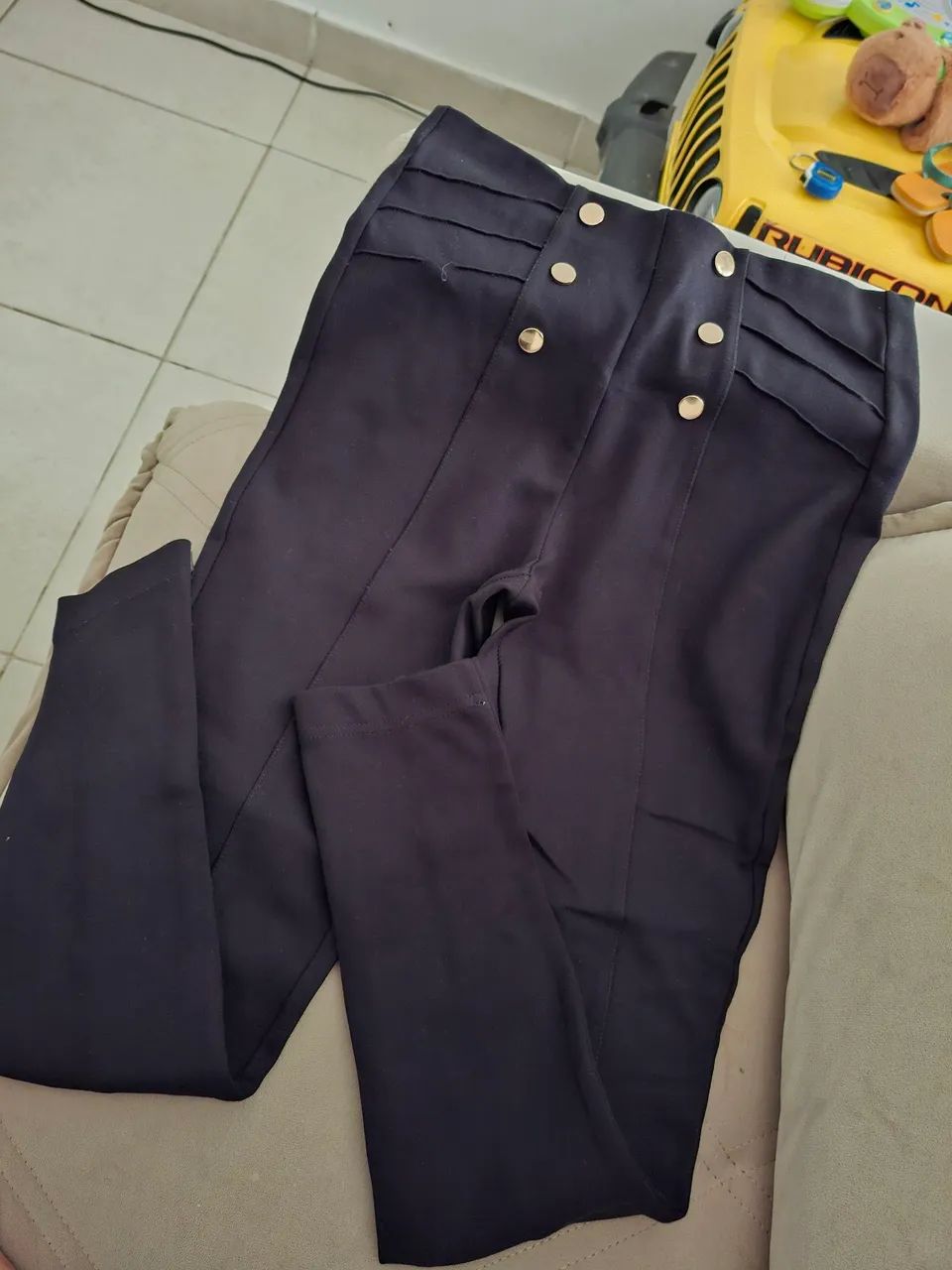 Calça preta legging Zara - Foto 2