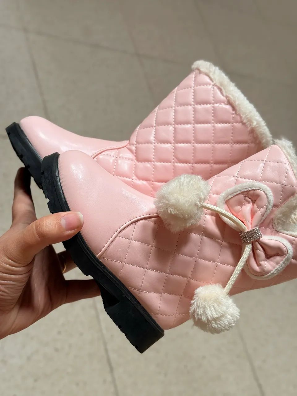 Bota menina infantil n27 NOVA
