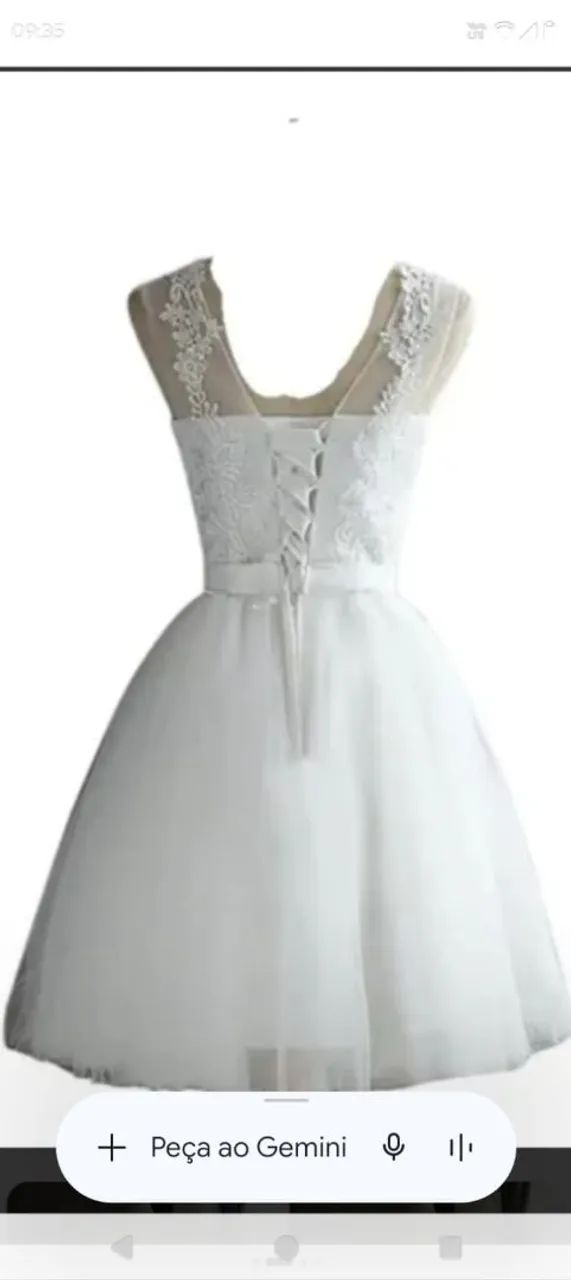 Vestido noiva  branco  - Foto 5