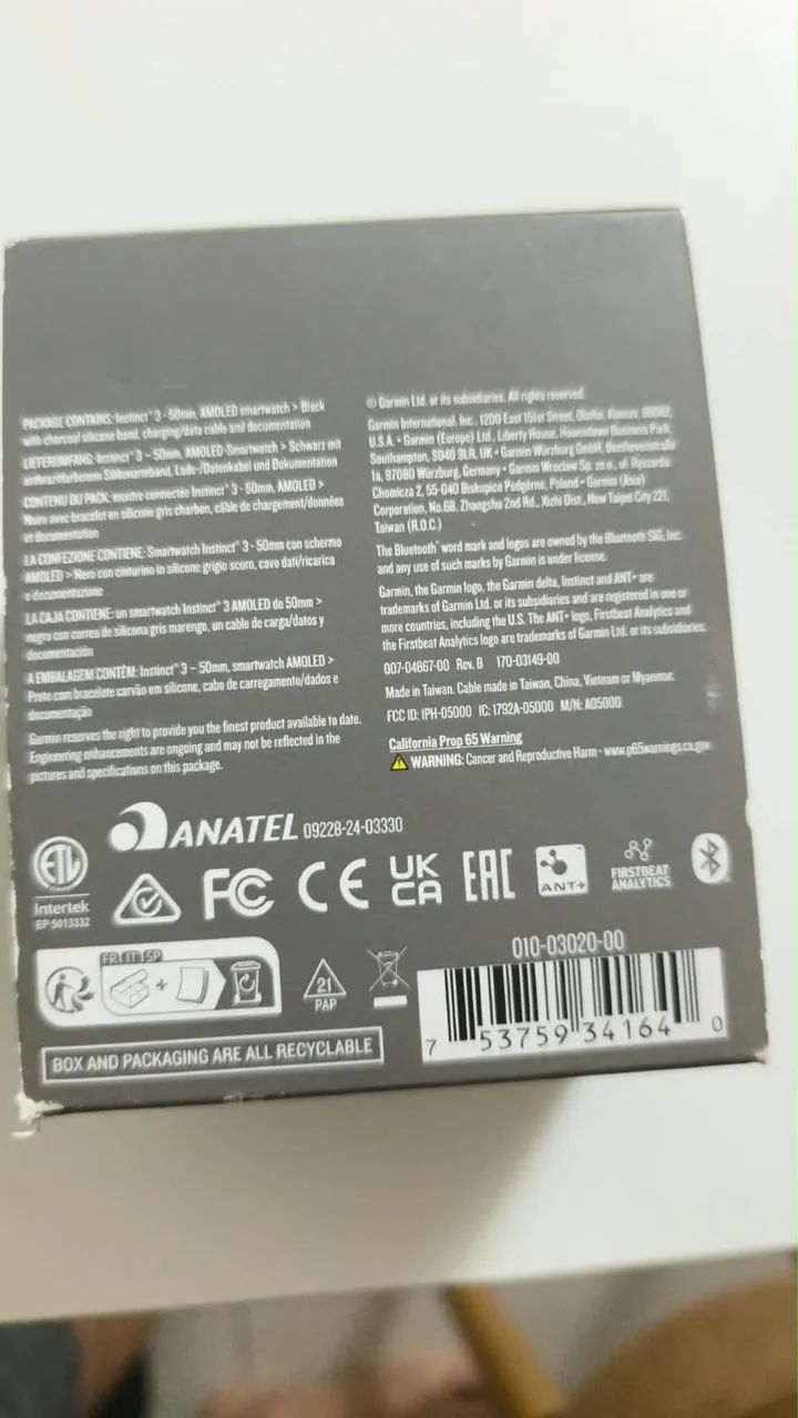 Garmin Instinct 3 AMOLED 50mm - Impecável! - Foto 4