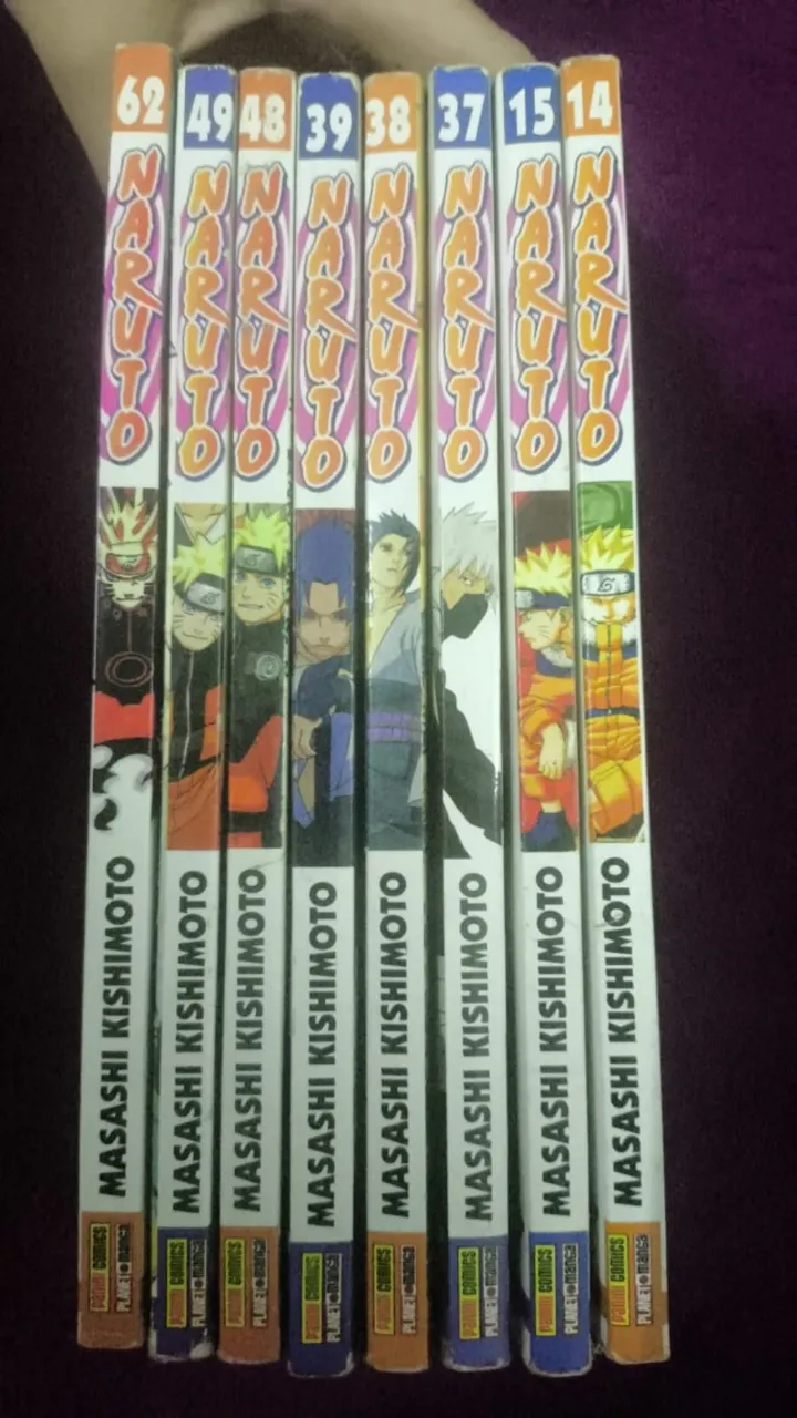 MANGÁ NARUTO - 25 cada - Livros e revistas - Vergel do Lago