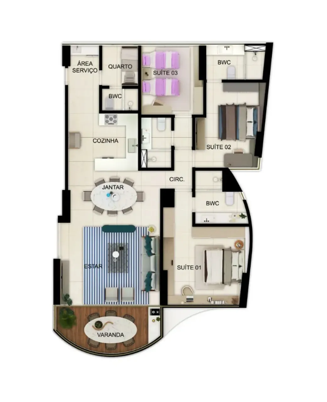PLANTA 141m²