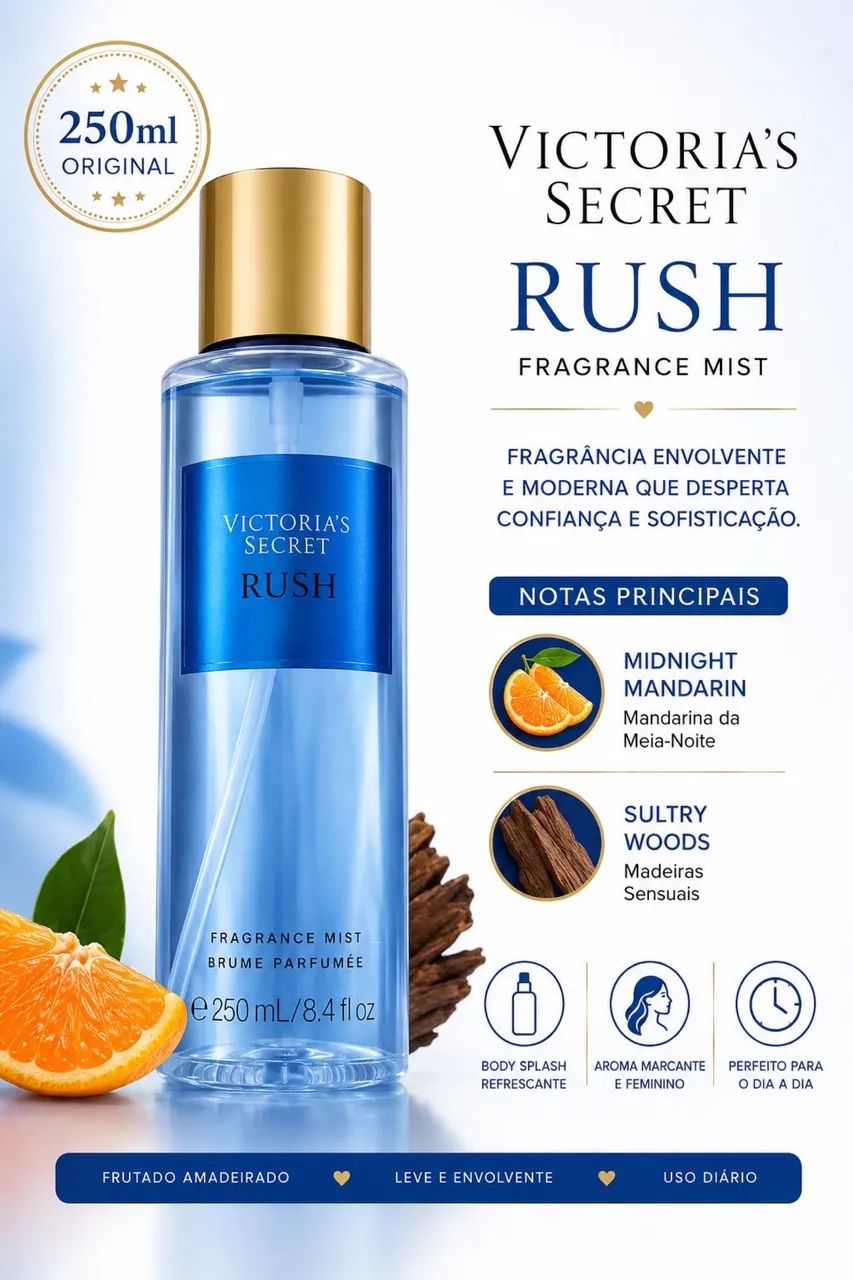 Body Splash Victoria?s Secret Rush Original 250ml.