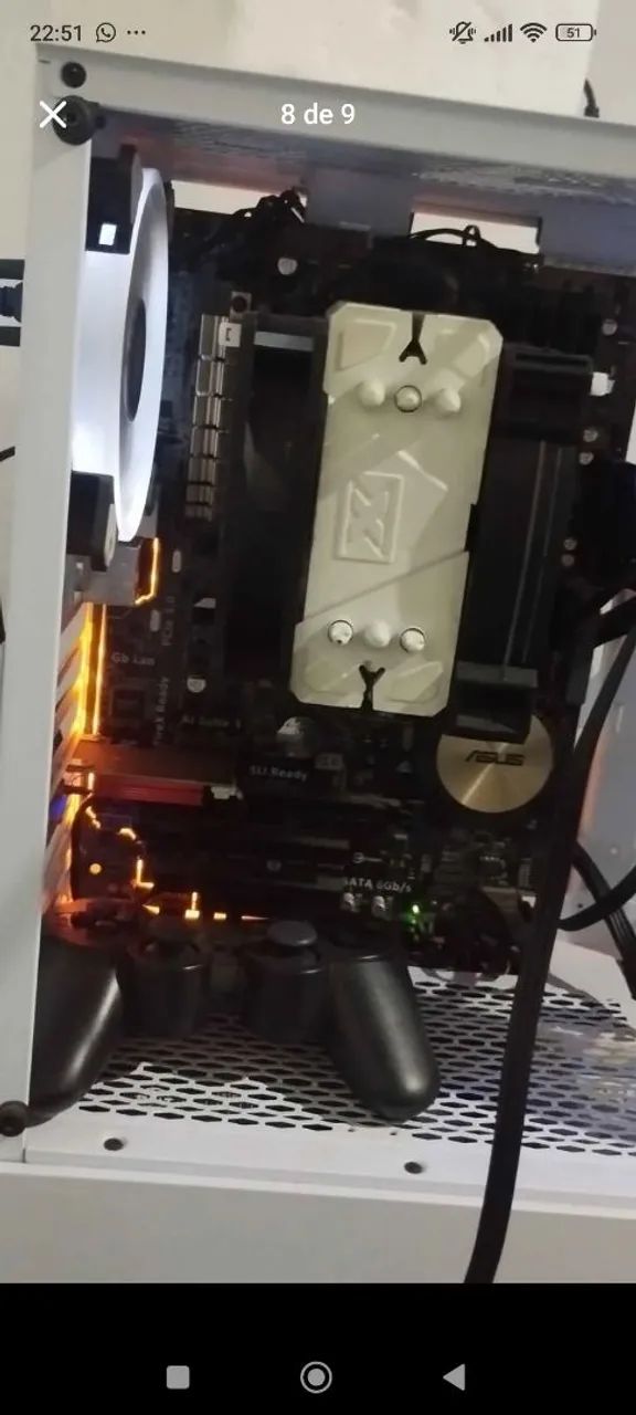 Kit placa mãe Asus Processador e3 1270 v3 memória ddr3 32gb 4x8 1600 - Foto 5