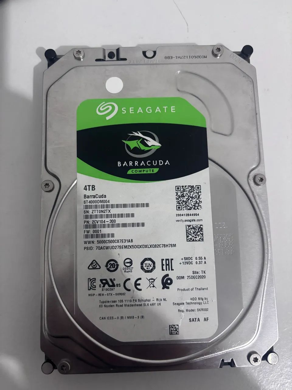Hd seagate 4tb barracuda