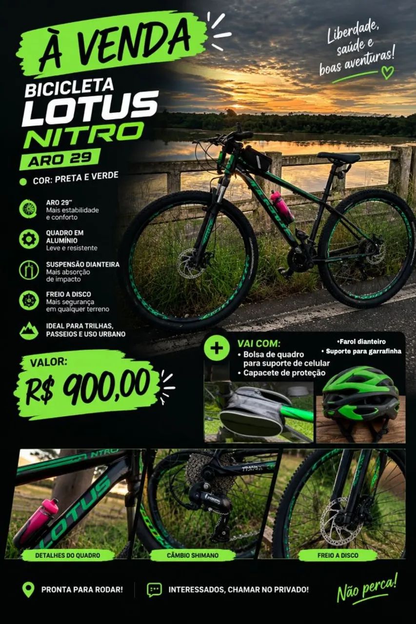 Bicicleta Lotus Nitro Aro 29