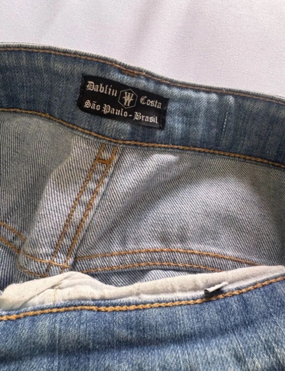 calça jeans destroyed masculina dabliu costa 42 - Foto 4
