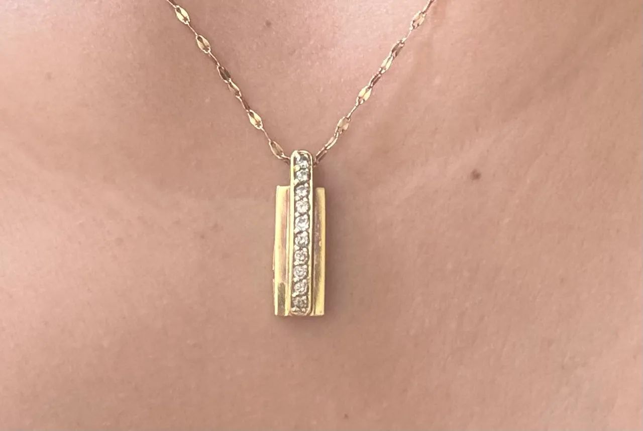 Pingente de ouro luxo 