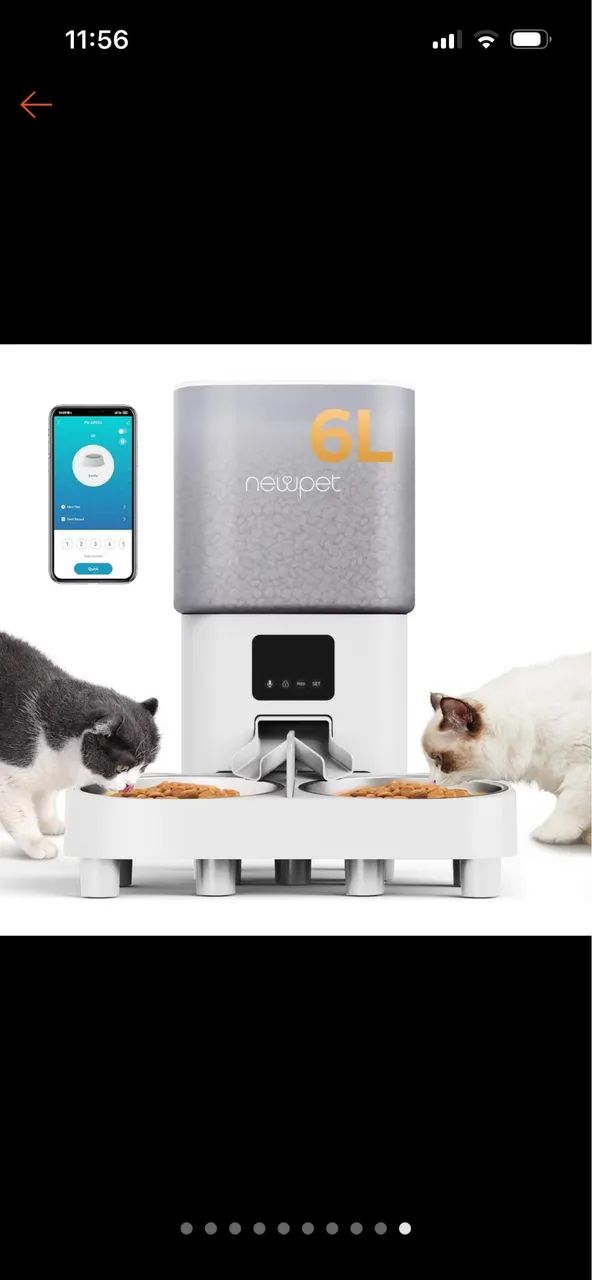 Comedouro elevado para pets automático  - Foto 3