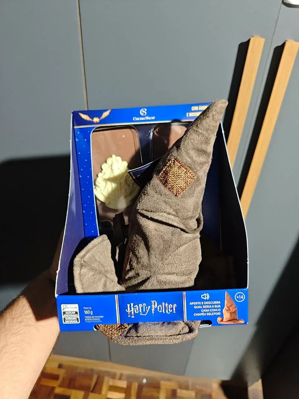 Chapéu seletor Harry Potter cacau show 