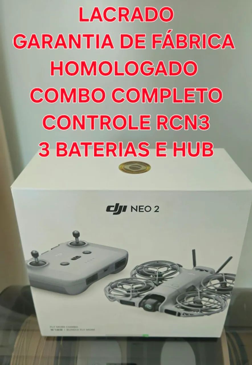 Drone DJI NEO 2 | lacrado | Com Anatel e Garantia DJI