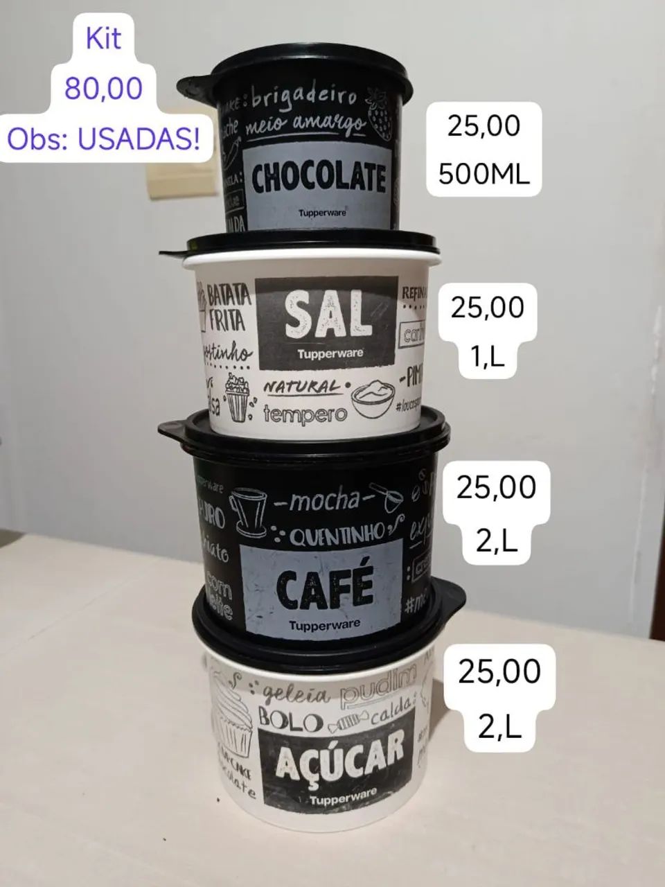 Tupperware diversos 