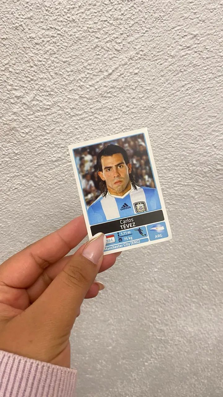 Figurinha Carlos Tevez 42 - Copa América 2011