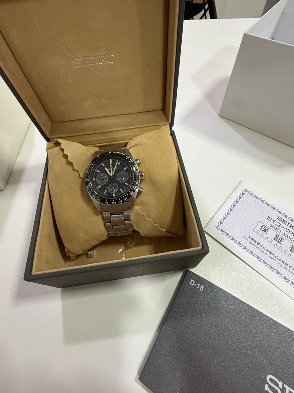 Relógio Seiko Prospex Speedtimer Solar  Ref: SBDL091 - Foto 3