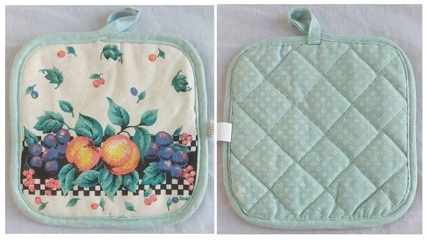 Pegas para cozinha em pano algodão    