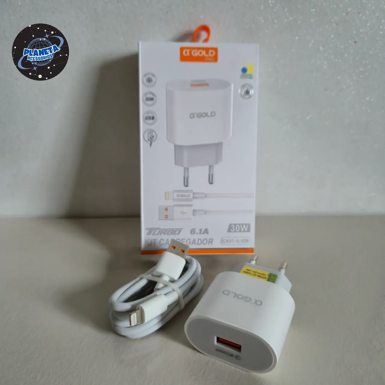 Carregador de iPhone USB turbo 40w (Entrega Grátis) - Foto 4