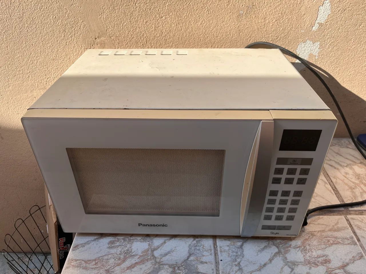 Microondas Panasonic com defeito