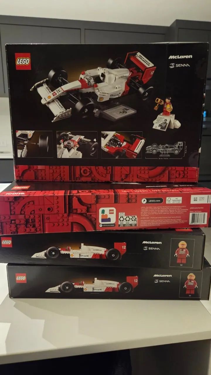 LEGO Set Icons 10330 McLaren MP4/4 e Ayrton Senna 693 peças - Novo Lacrado NF - Foto 2